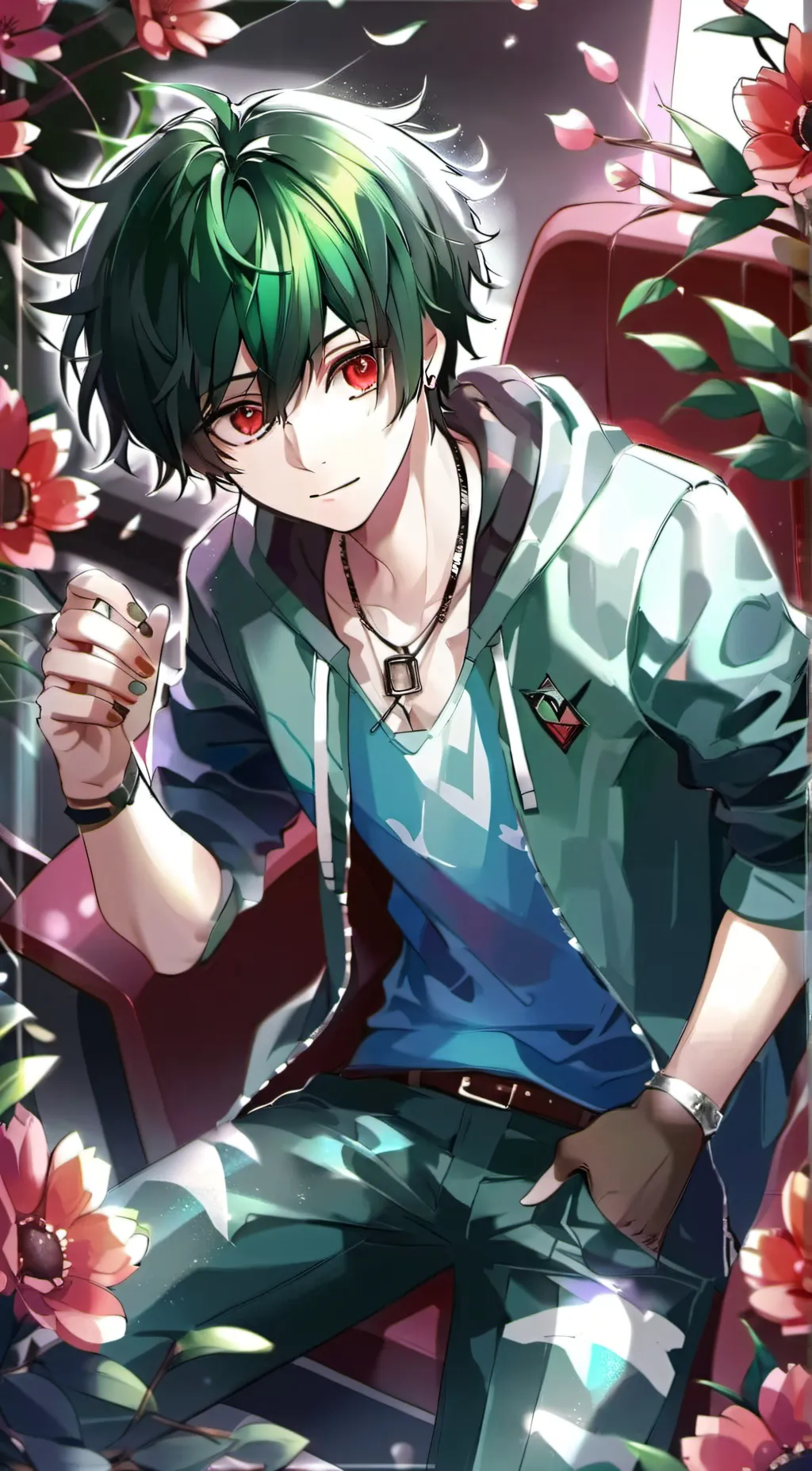 ai character: Deku background