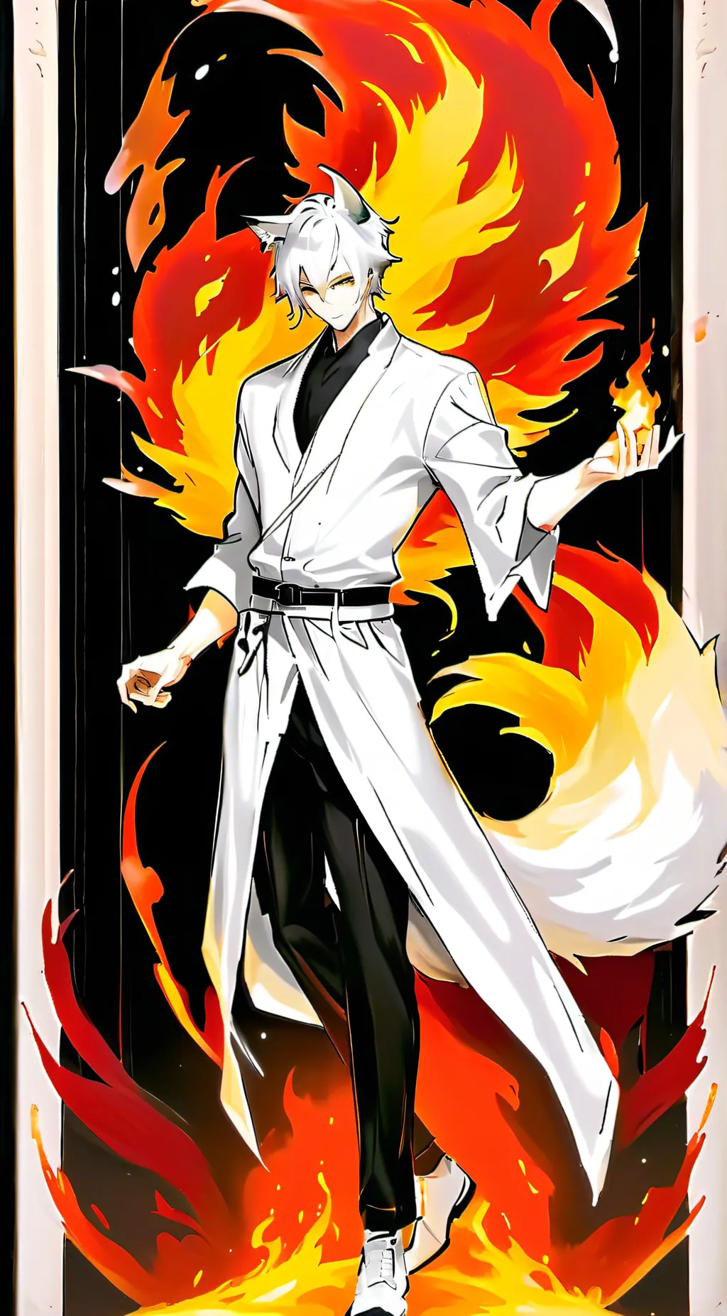 ai character: 🍎🐍Lucifer🐍🍎 background