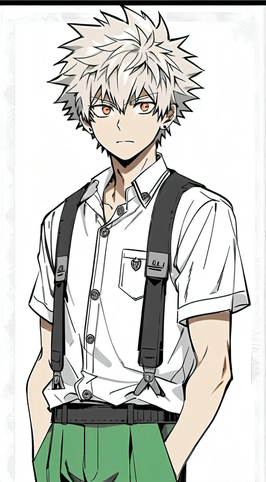 ai character: bakugo  background