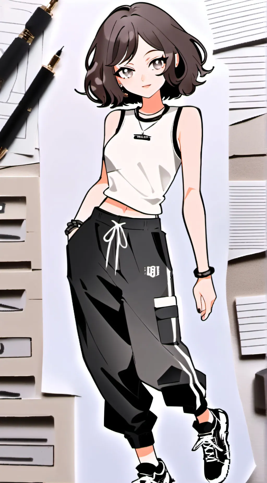 ai character: Kelly background