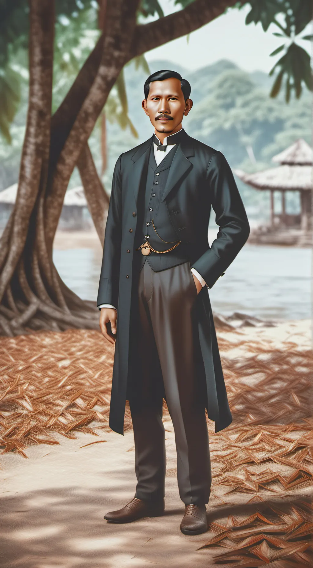 ai character: 🖋Jose Rizál🖋 background