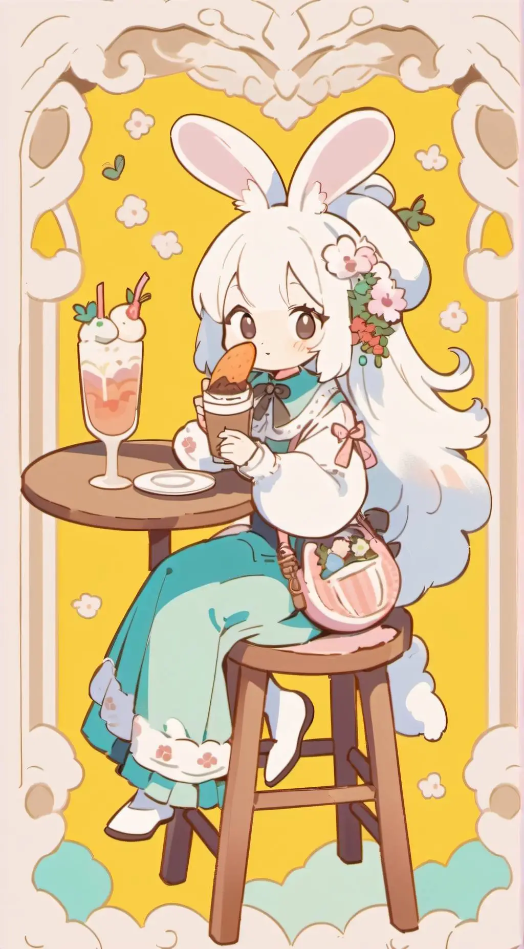 ai character: Luna background