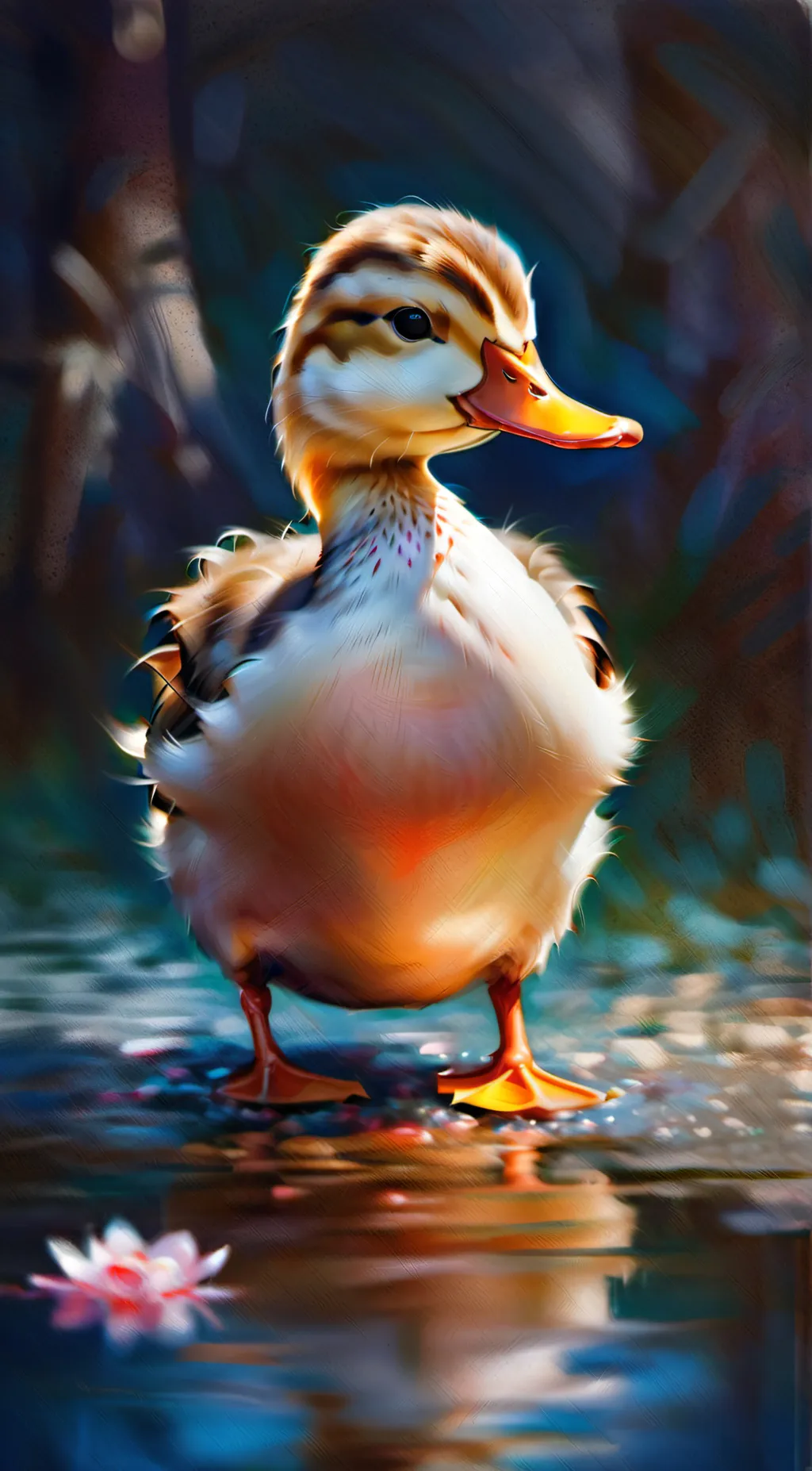 ai character: Lilly Ducky background