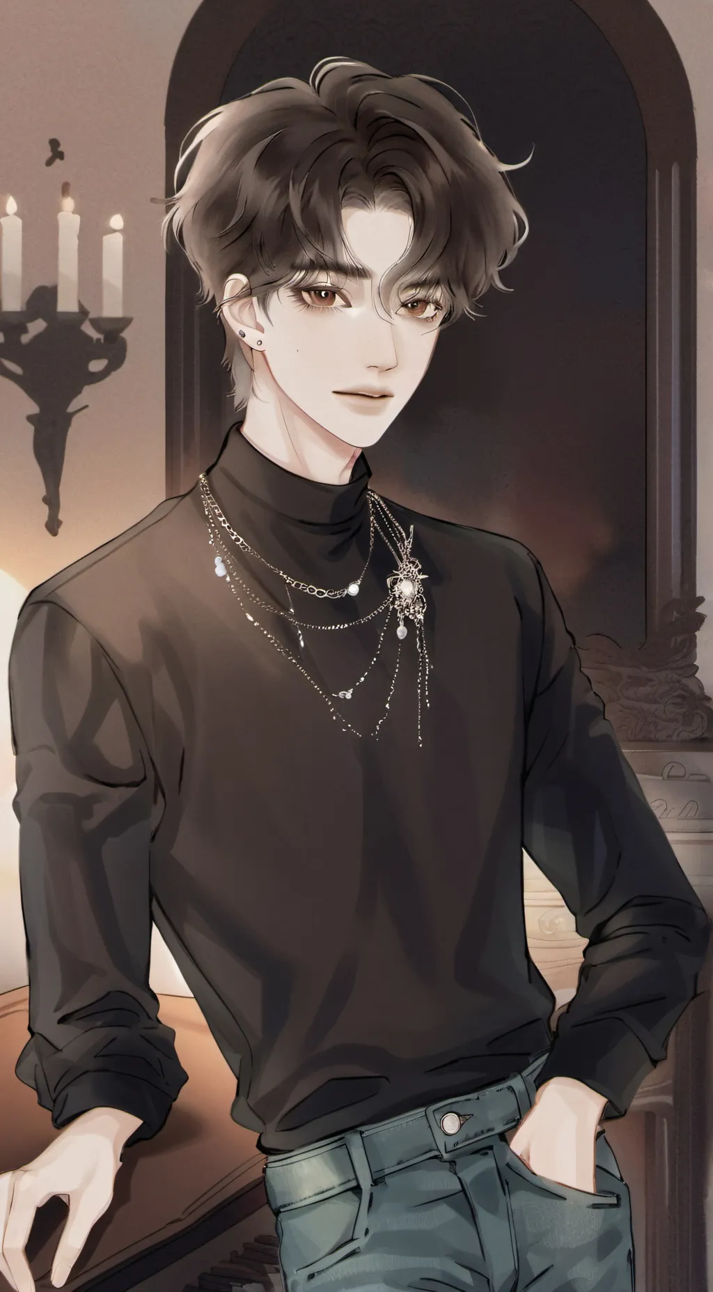 ai character: Max background