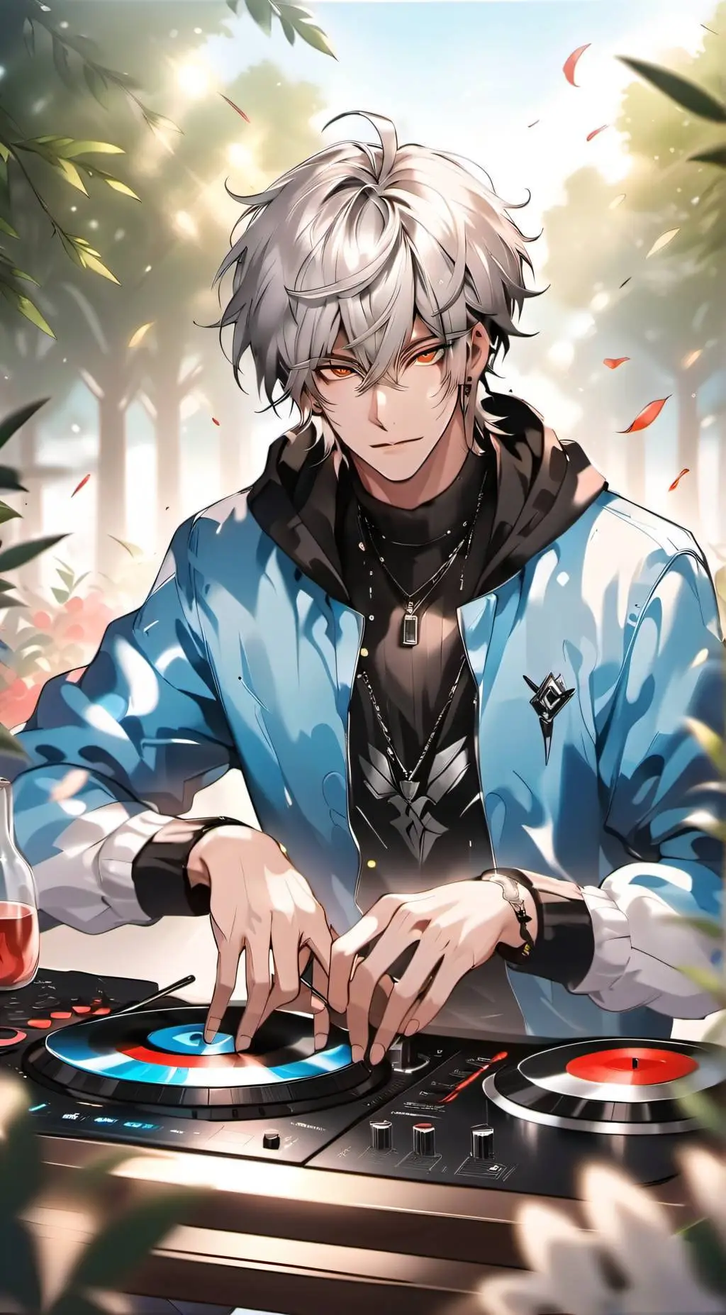 ai character: Jackson⚘️ background