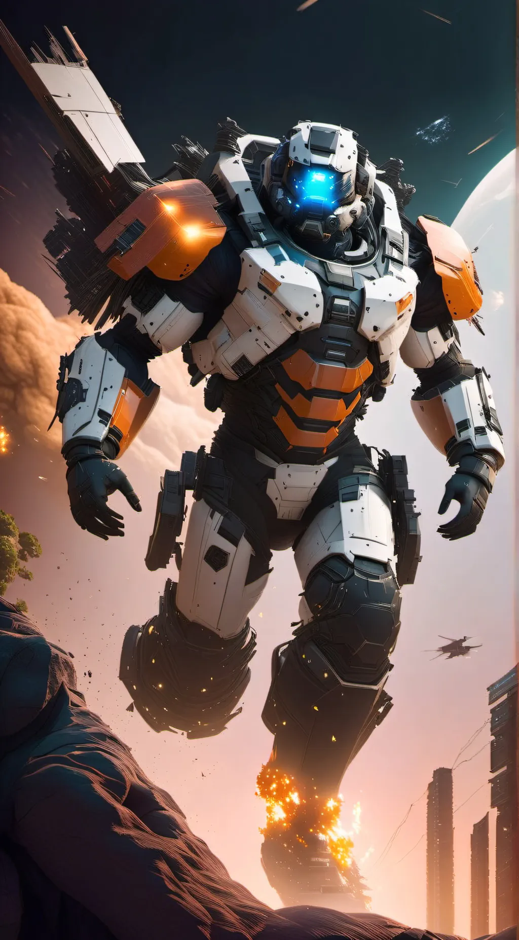 ai character: Titanfall 2 rpg background