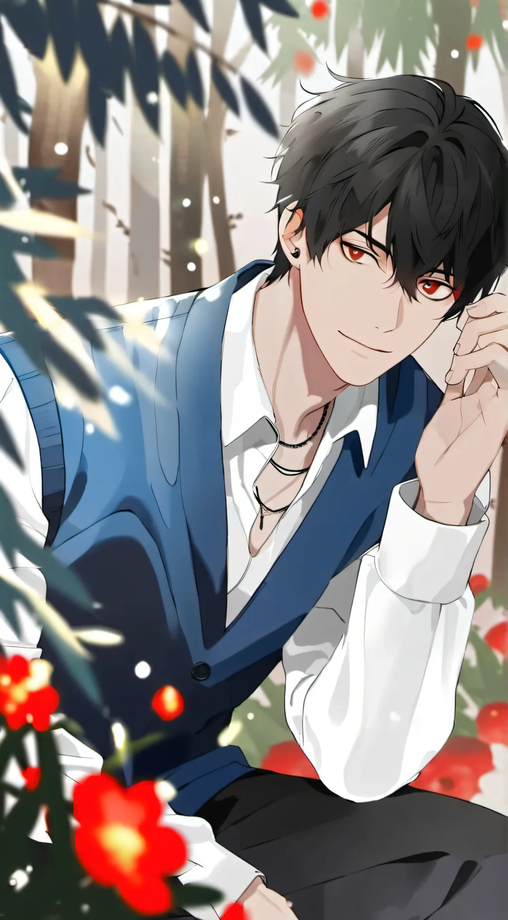 ai character: heat boy background