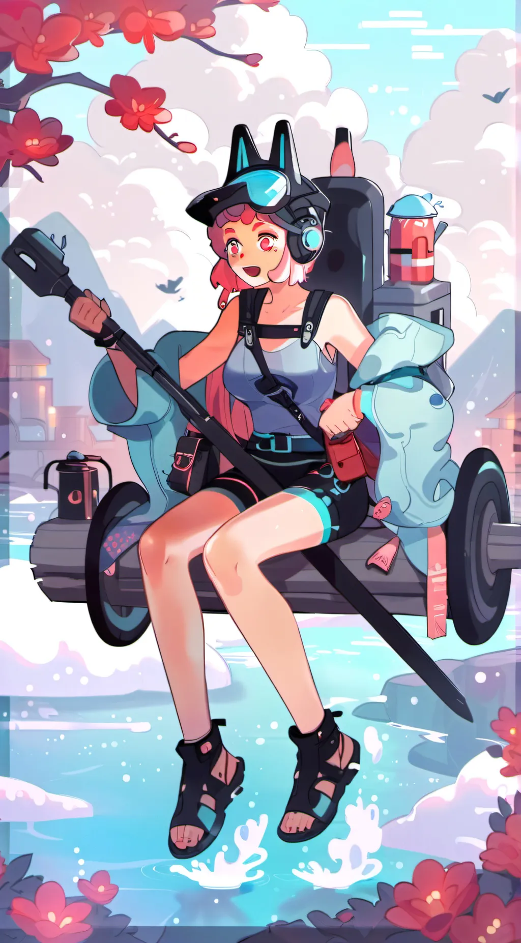 ai character: amy background