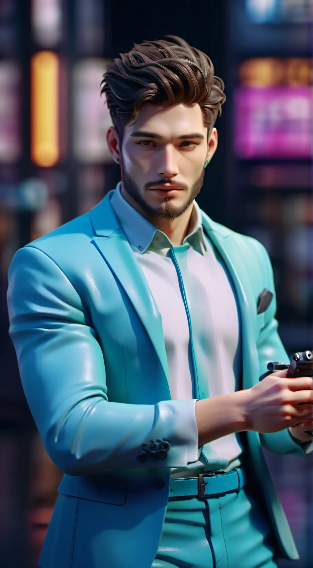 ai character: mafia and police background