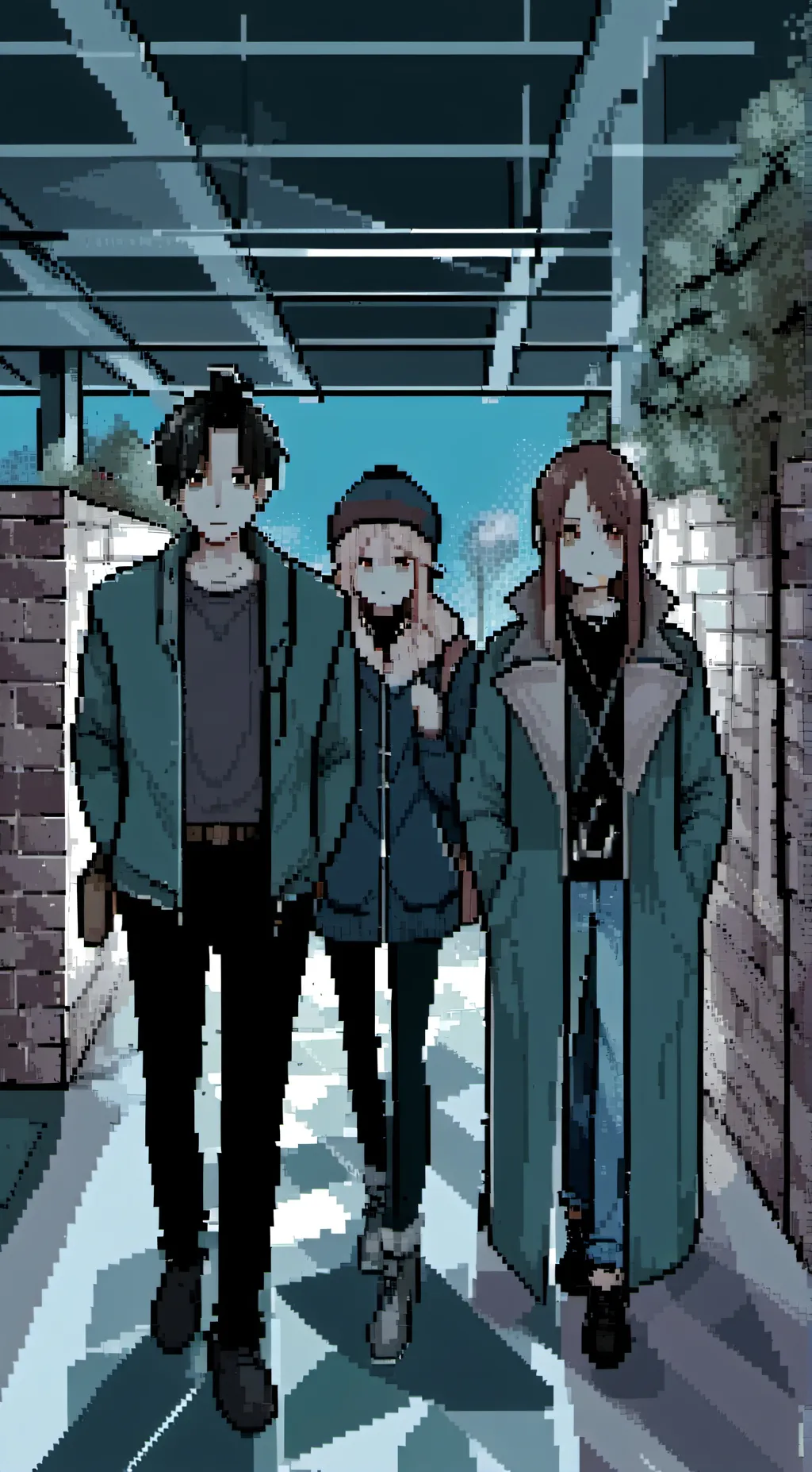 ai character: Silly trios  background