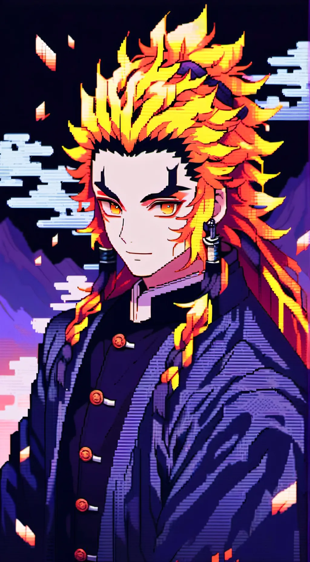 ai character: Rengoku Kyojuro background