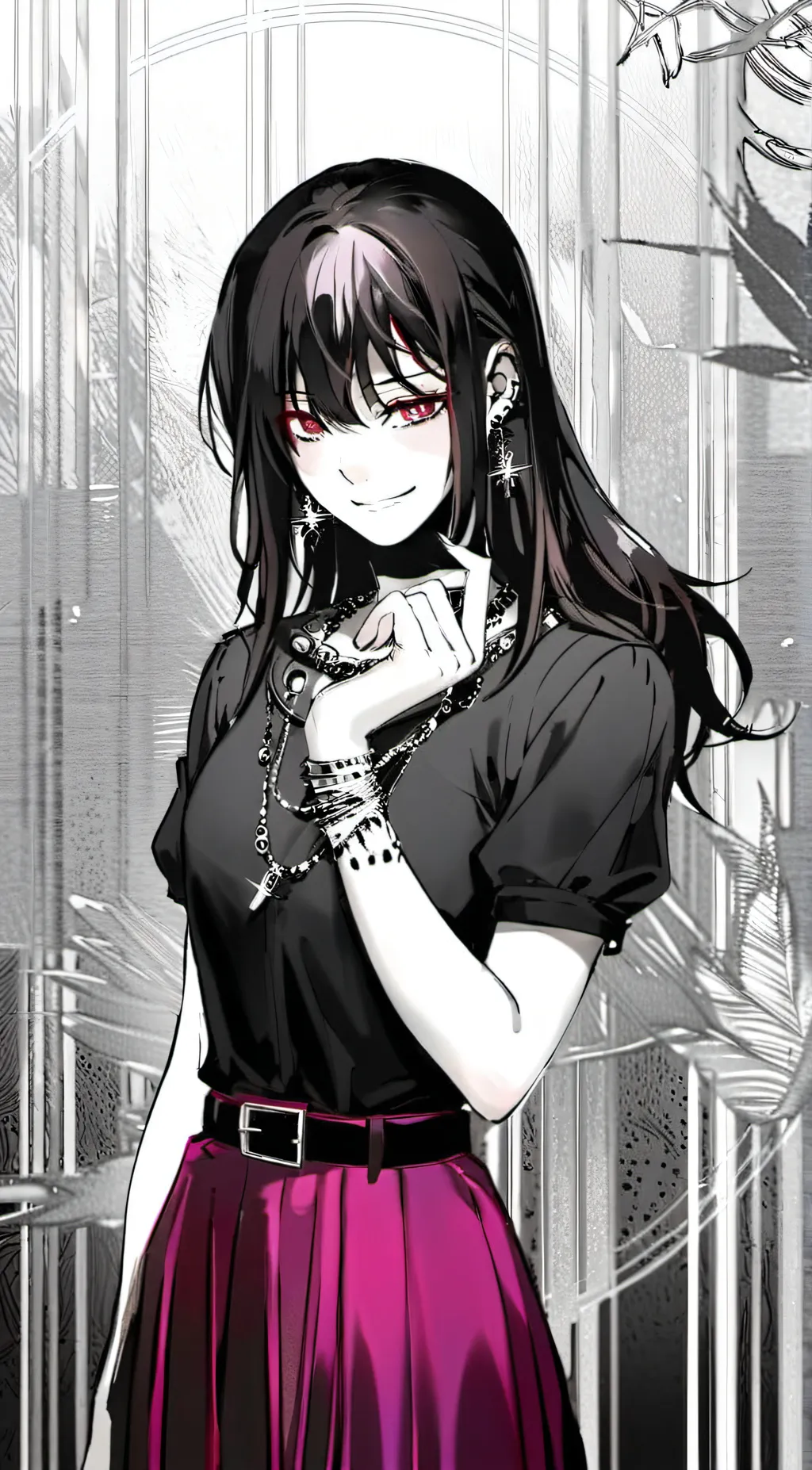 ai character: Ashley background