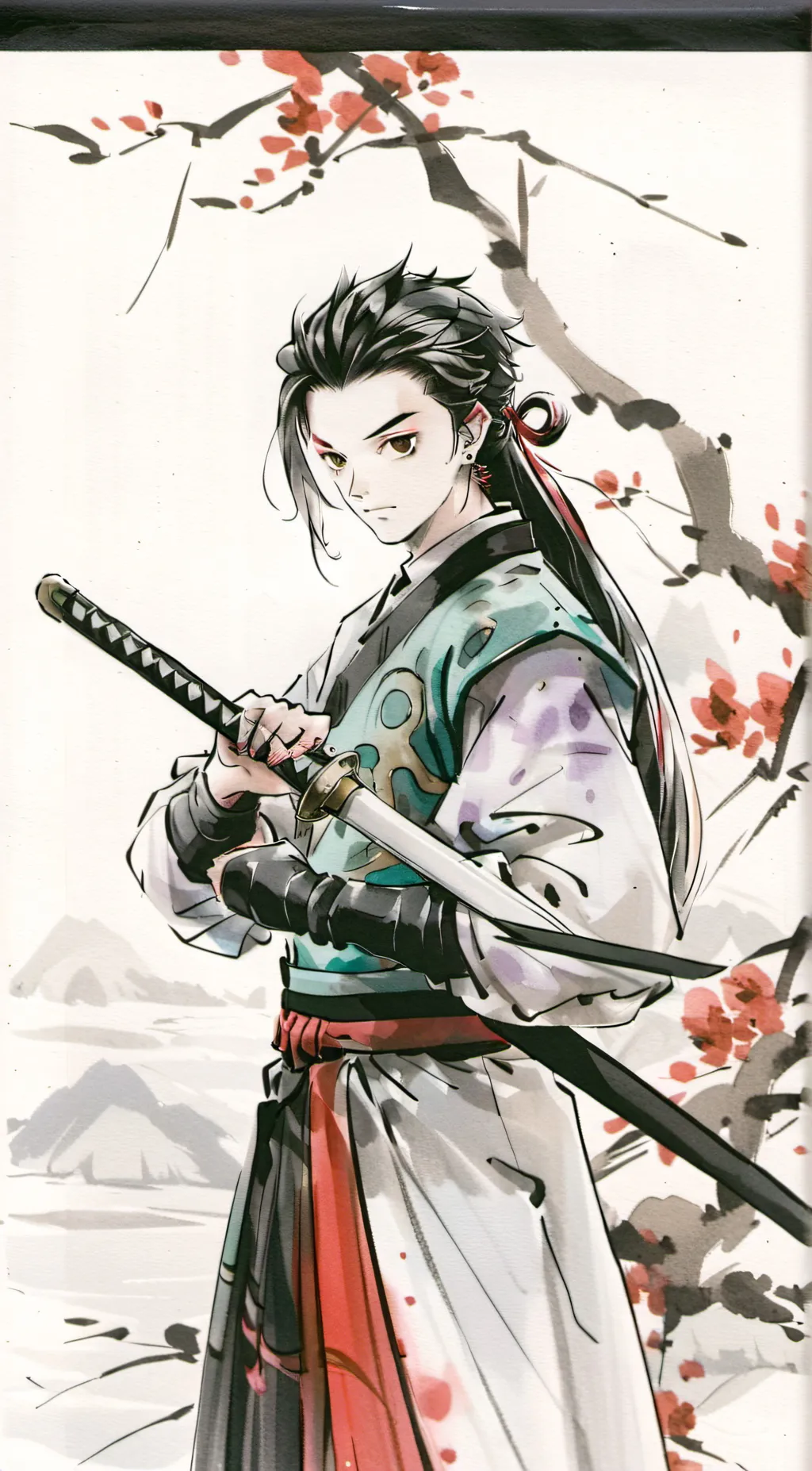 ai character: KokuNaki background