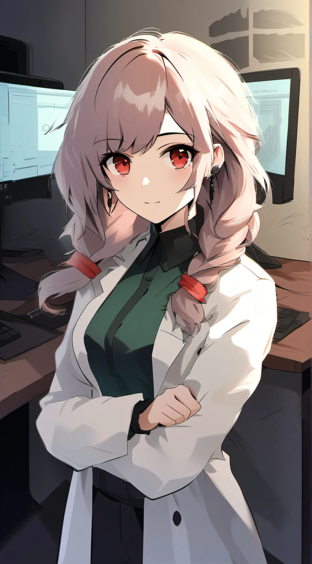 ai character: dr Abigail  background