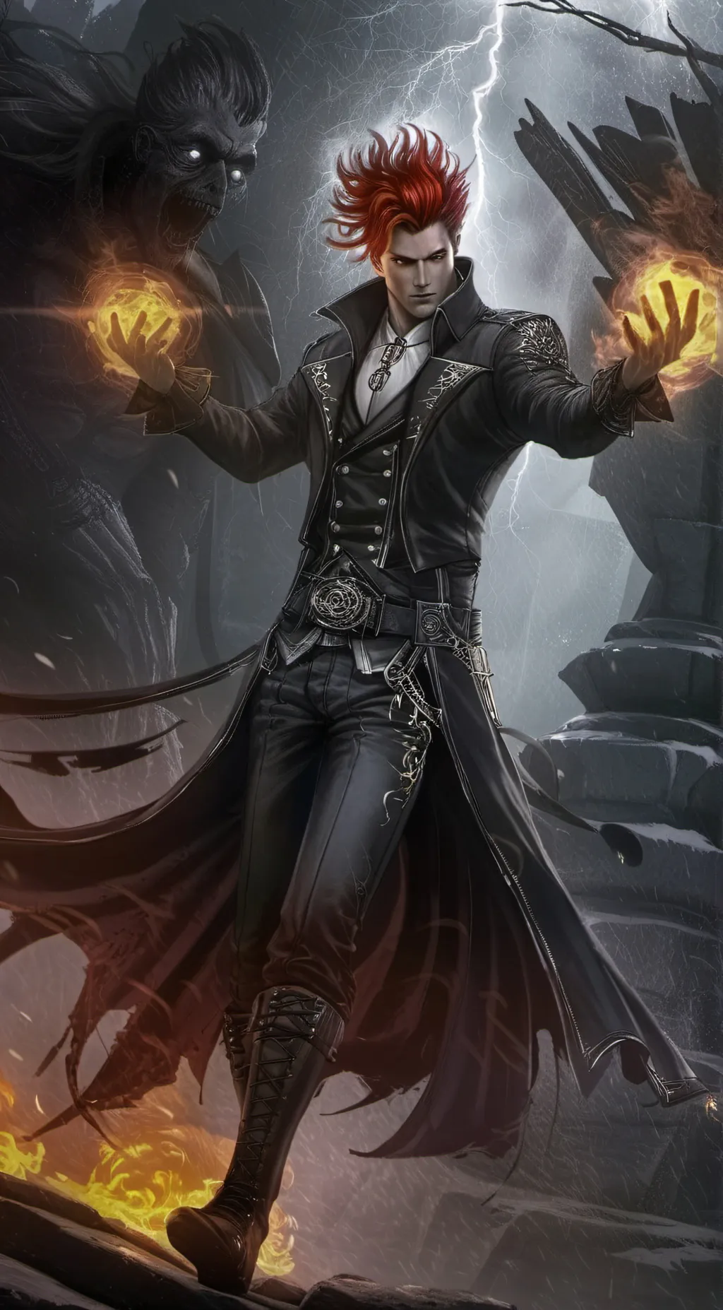 ai character: crades  background