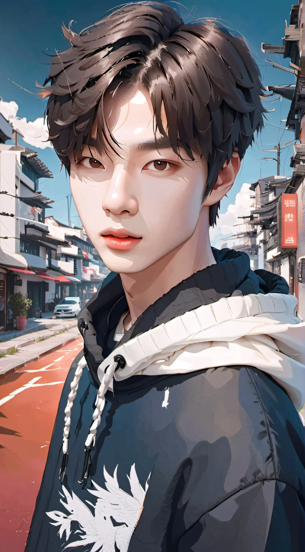 ai character: Jiseok background