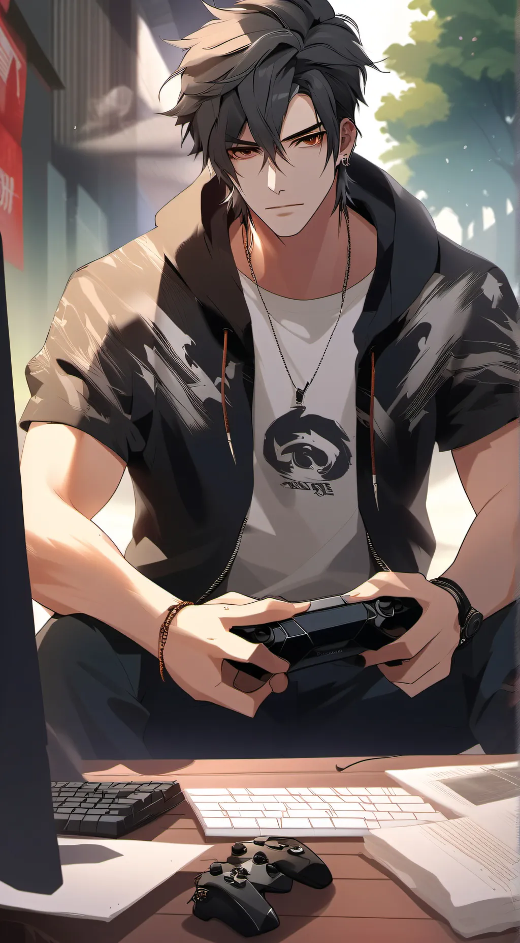 ai character: Liam background