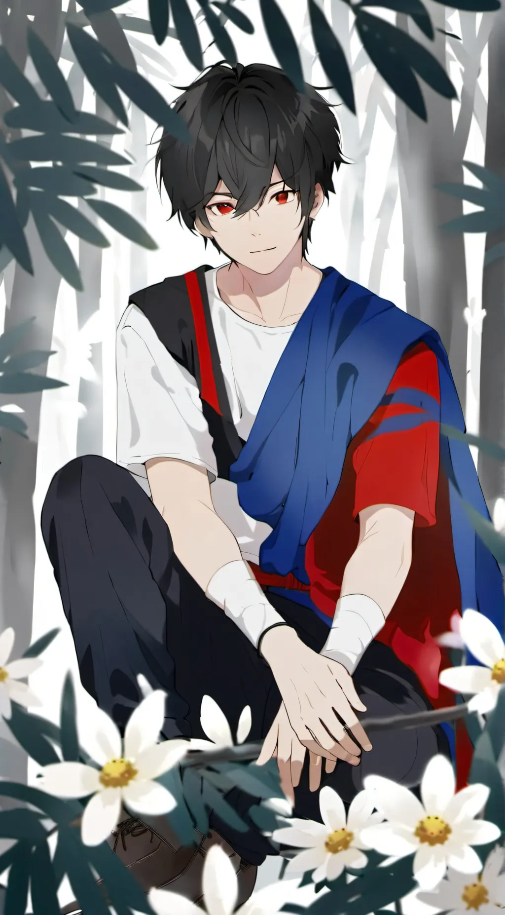 ai character: edd world  background