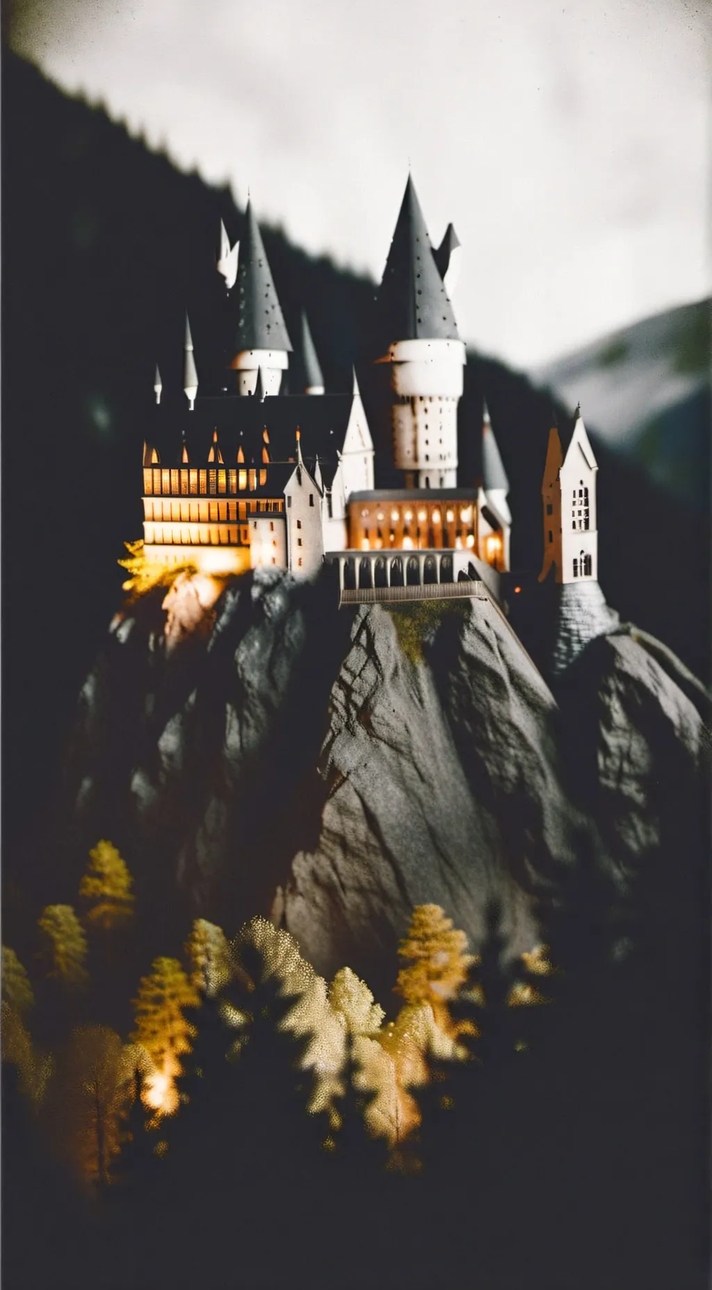 ai character: Hogwarts  background