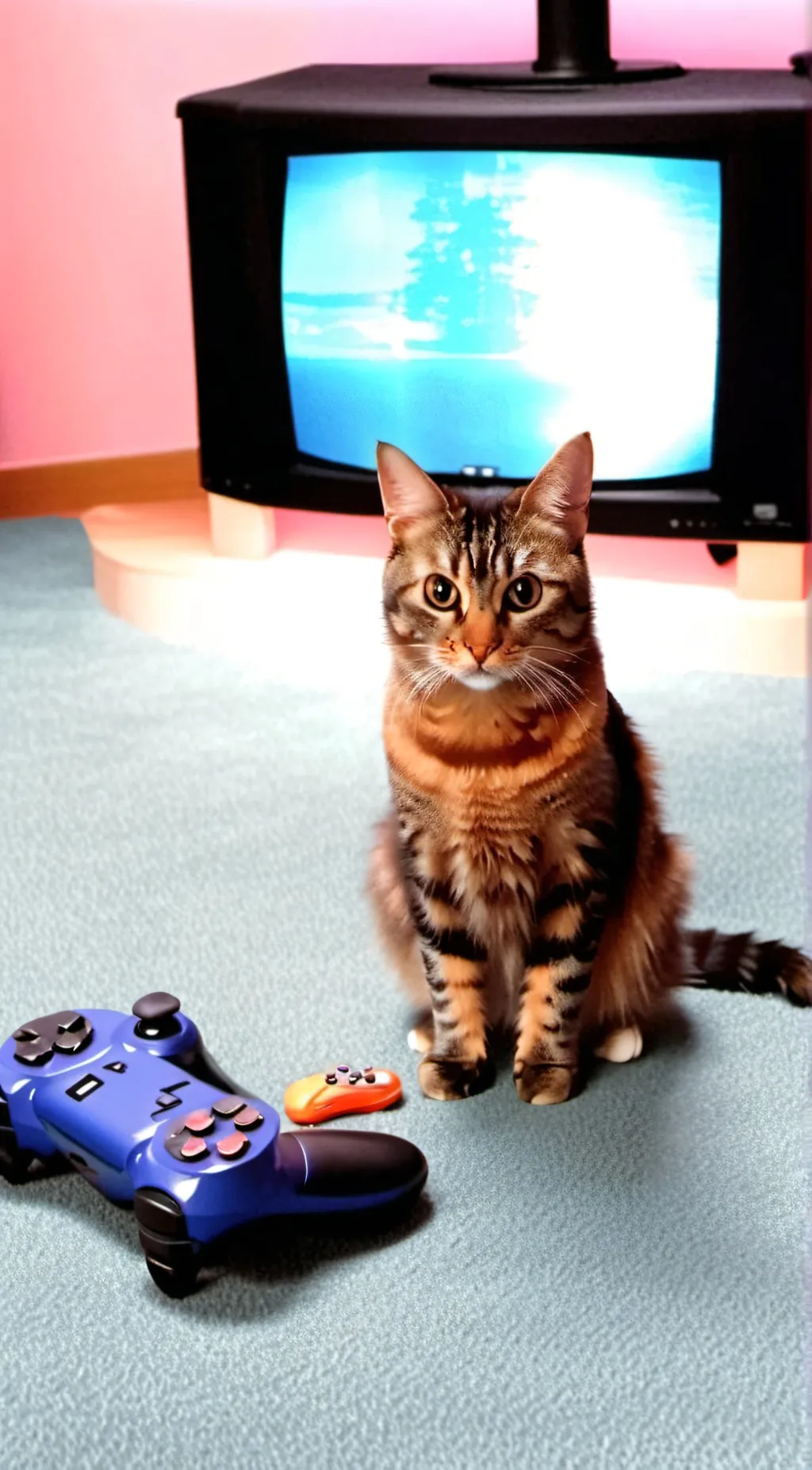 ai character: cat background