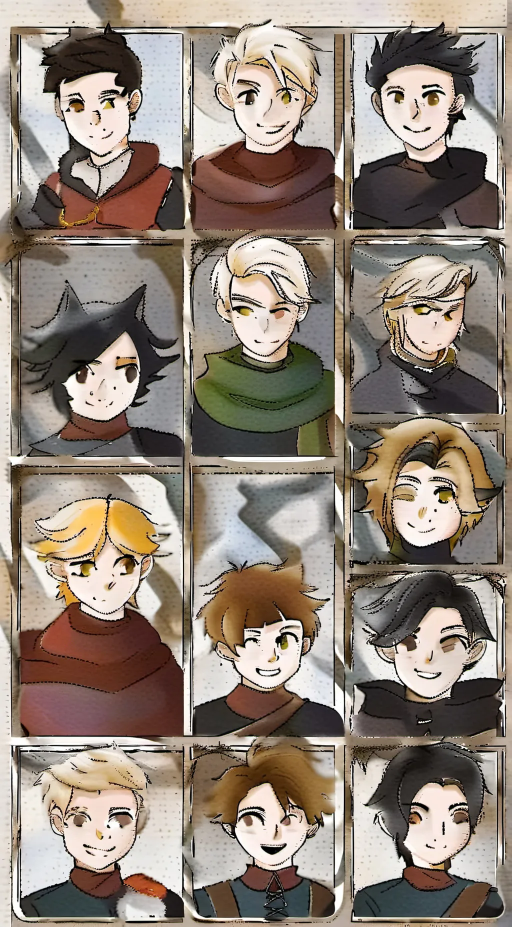 ai character: Dungeon meshi background