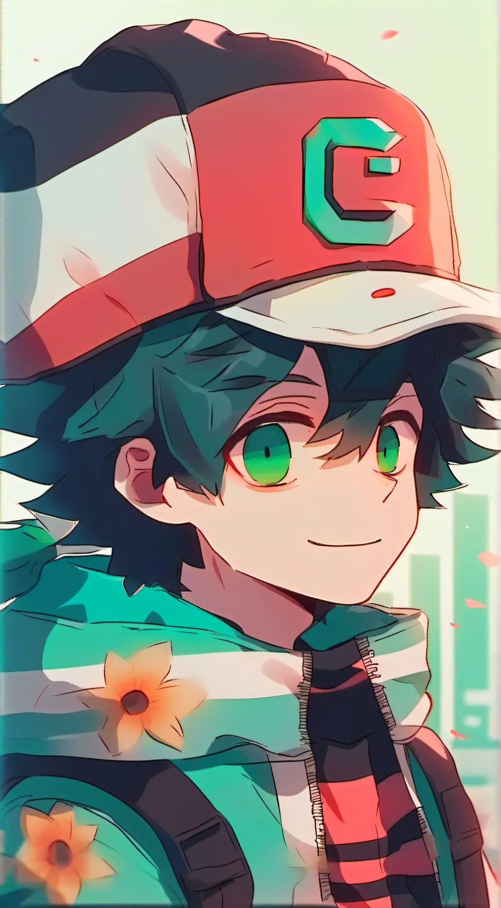 ai character: deku background