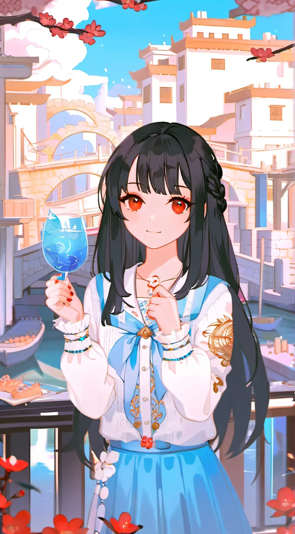 ai character: Nami background