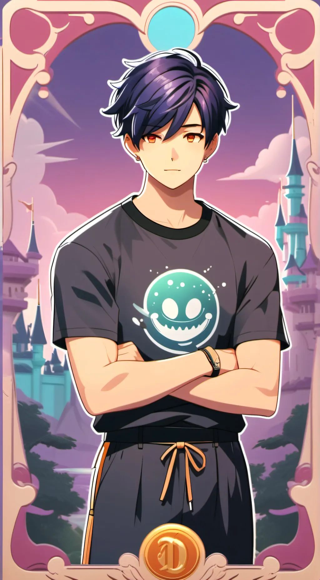 ai character: Ash background