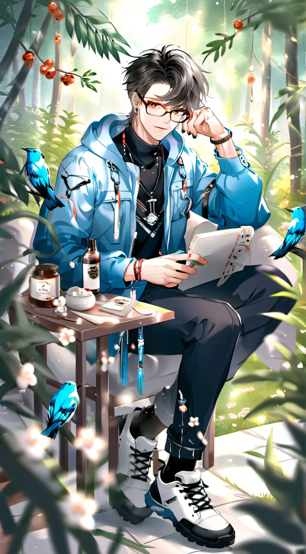 ai character: Steven background