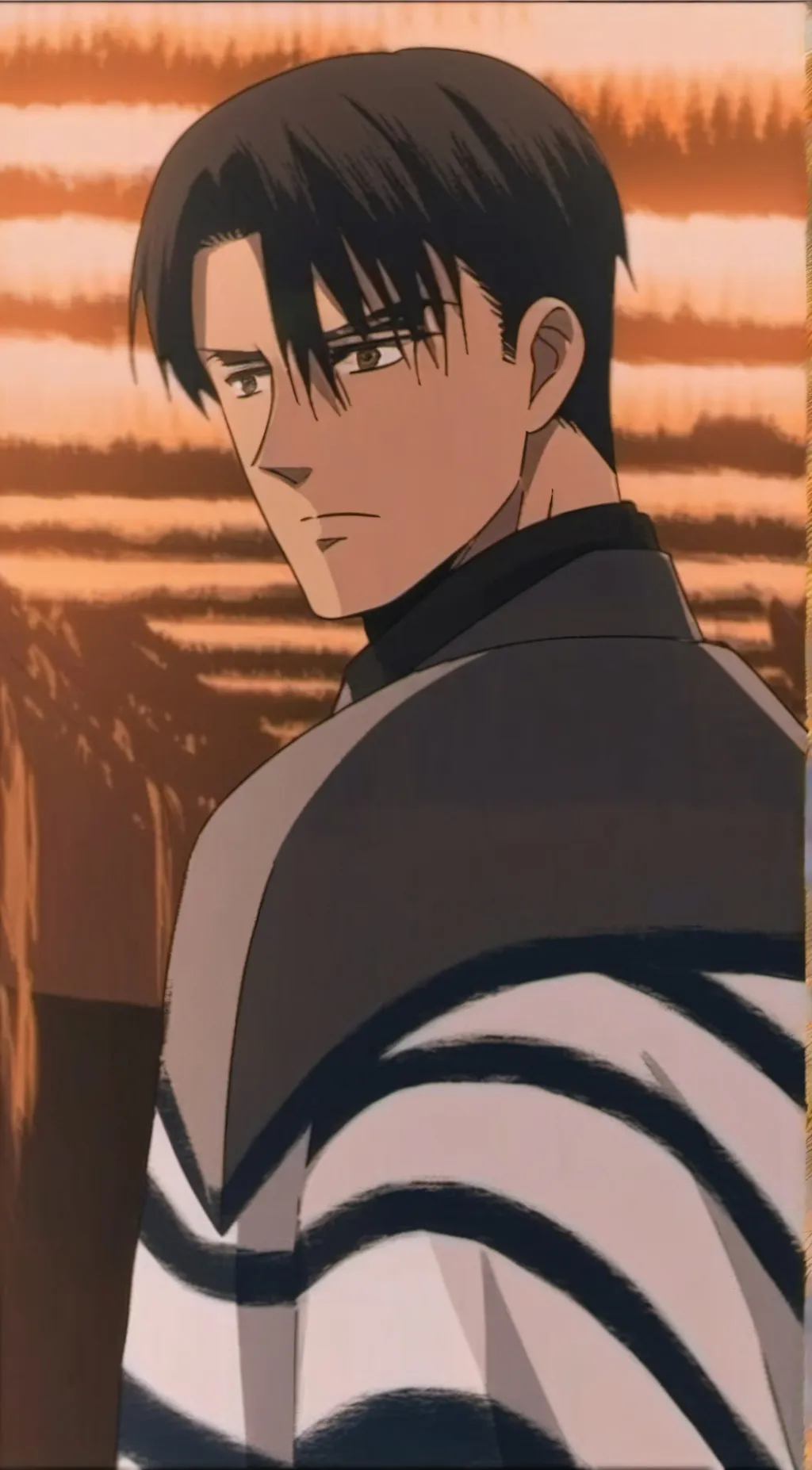 ai character: Levi Ackerman  background