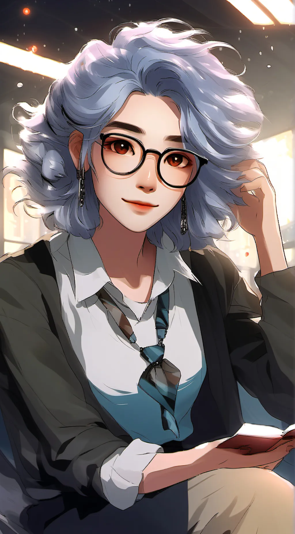 ai character: nerd/alissa background