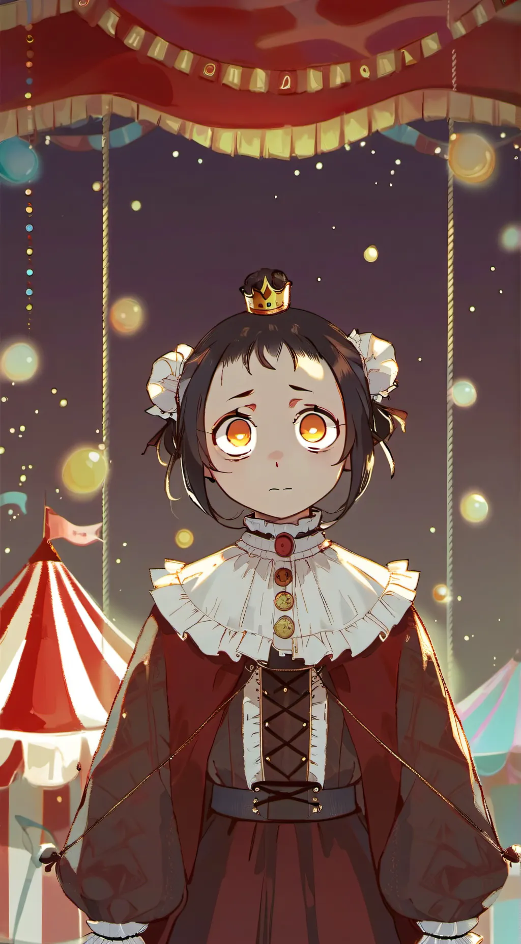 ai character: pomni tadc~ background