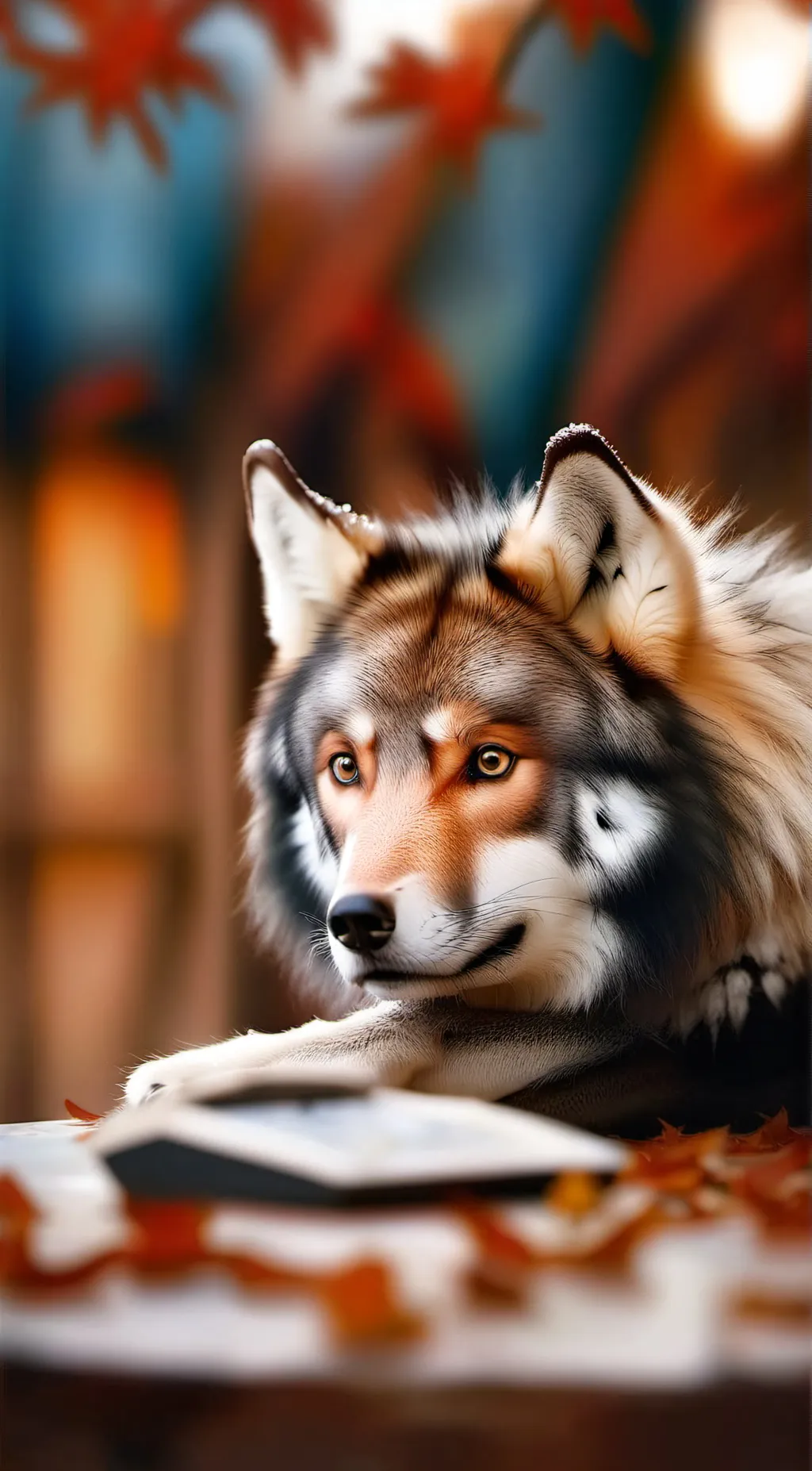 ai character: Adam the husky background