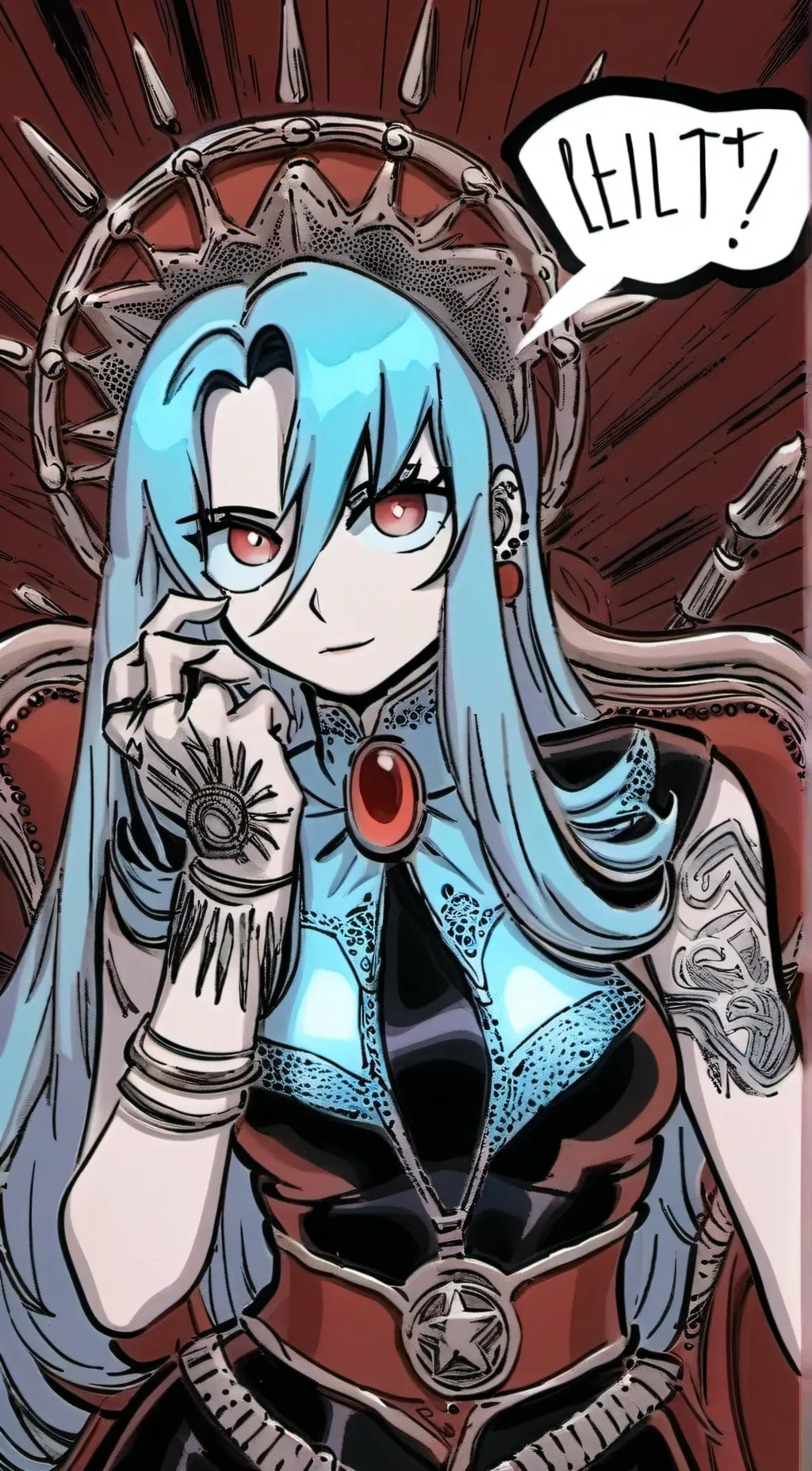 ai character: Emerald background