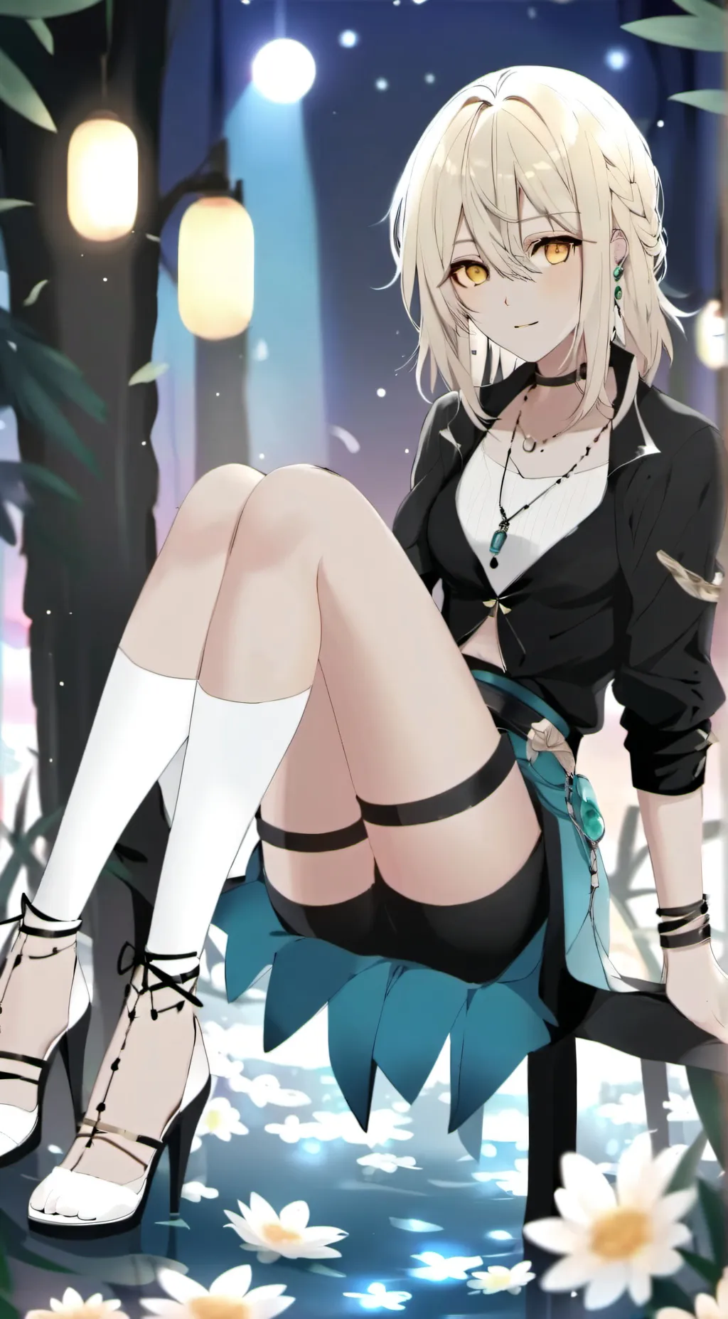 ai character: Luna background