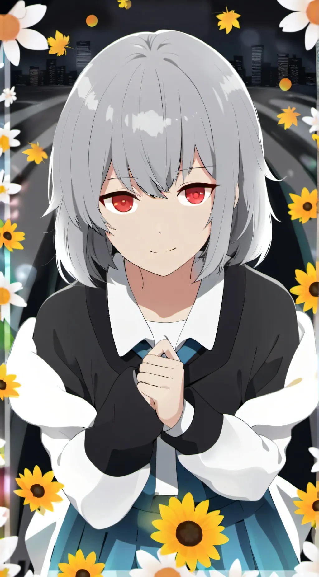 ai character: Akari background