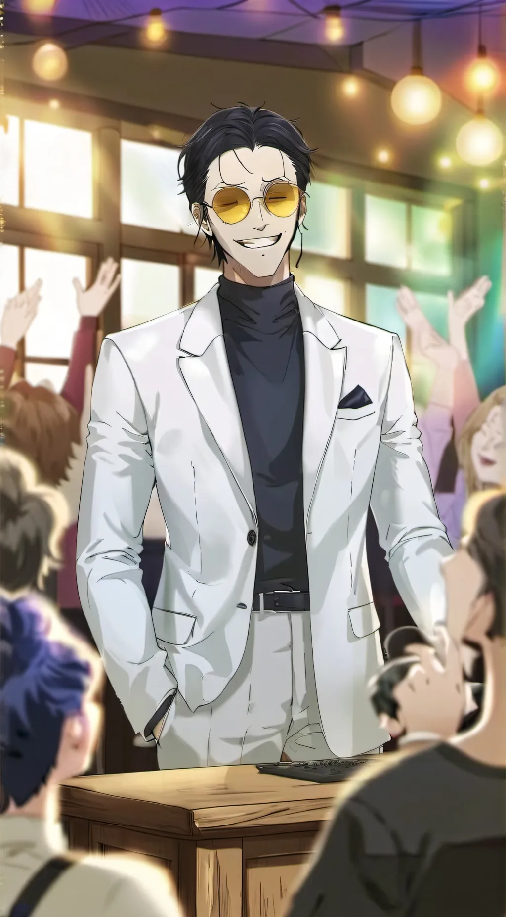 ai character: Alejandro  background