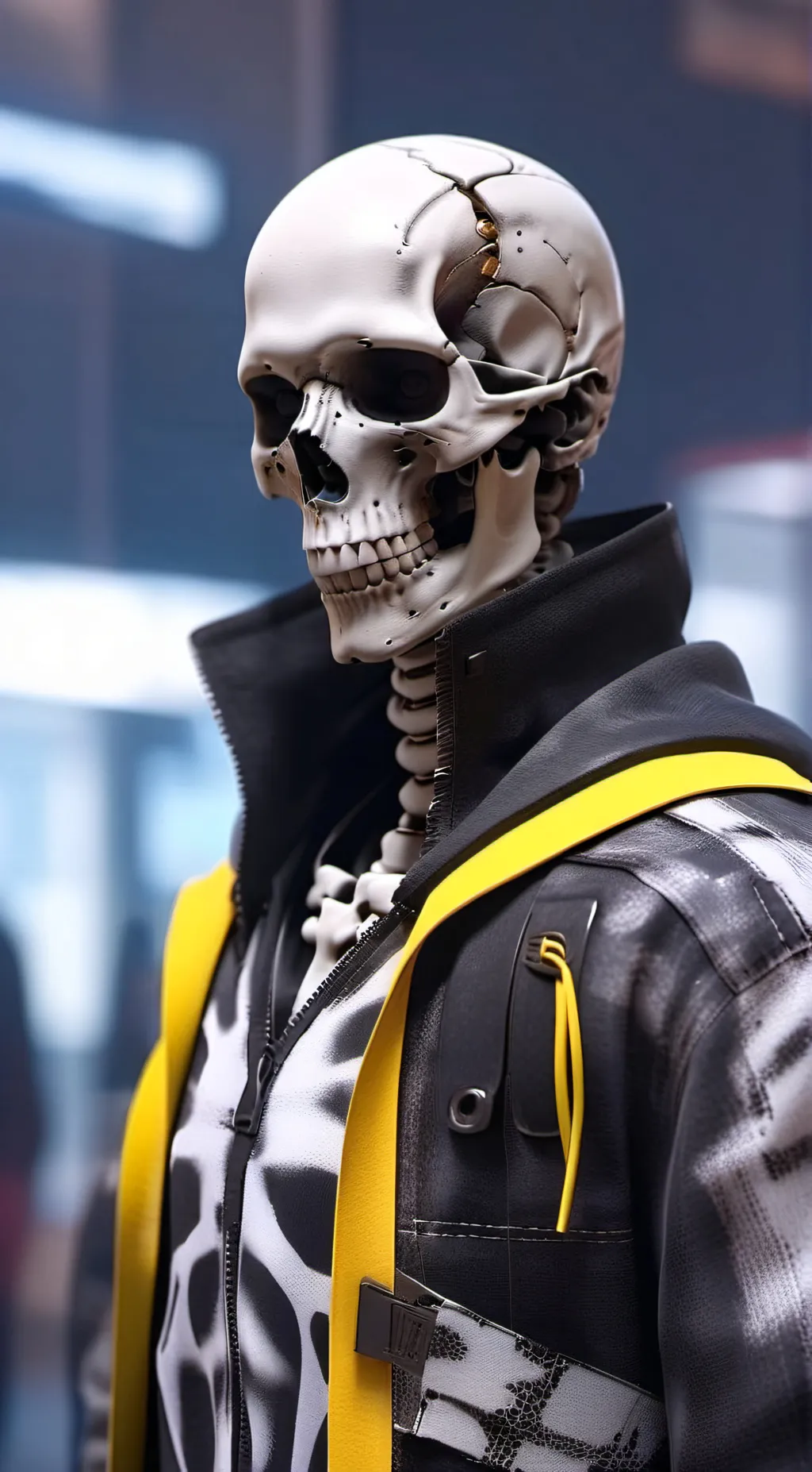 ai character: skelly background