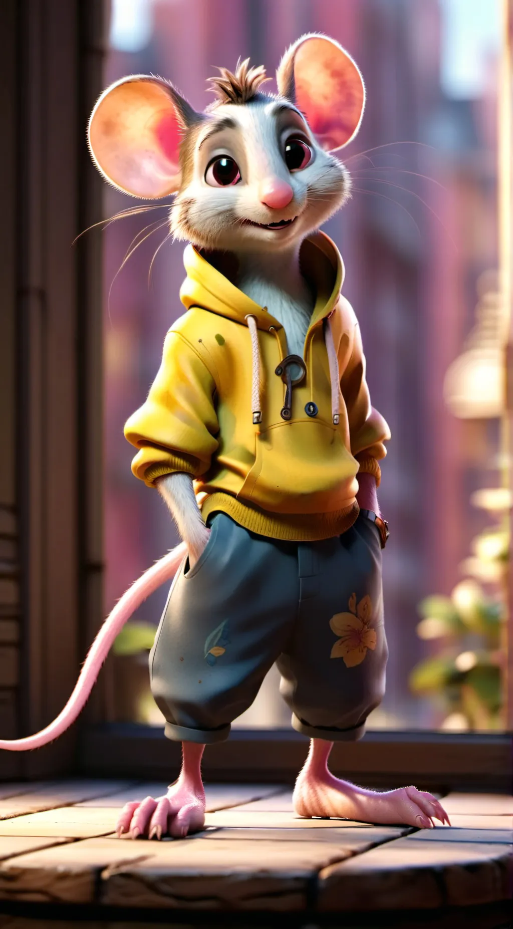 ai character: Mickey background