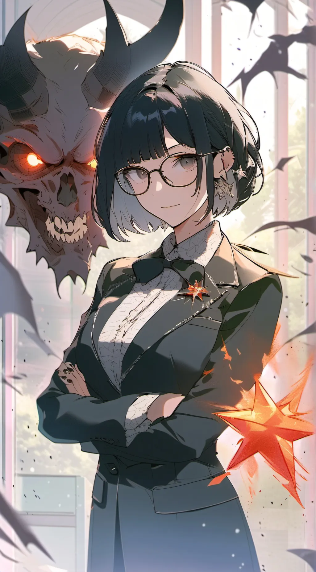 ai character: Ven  background