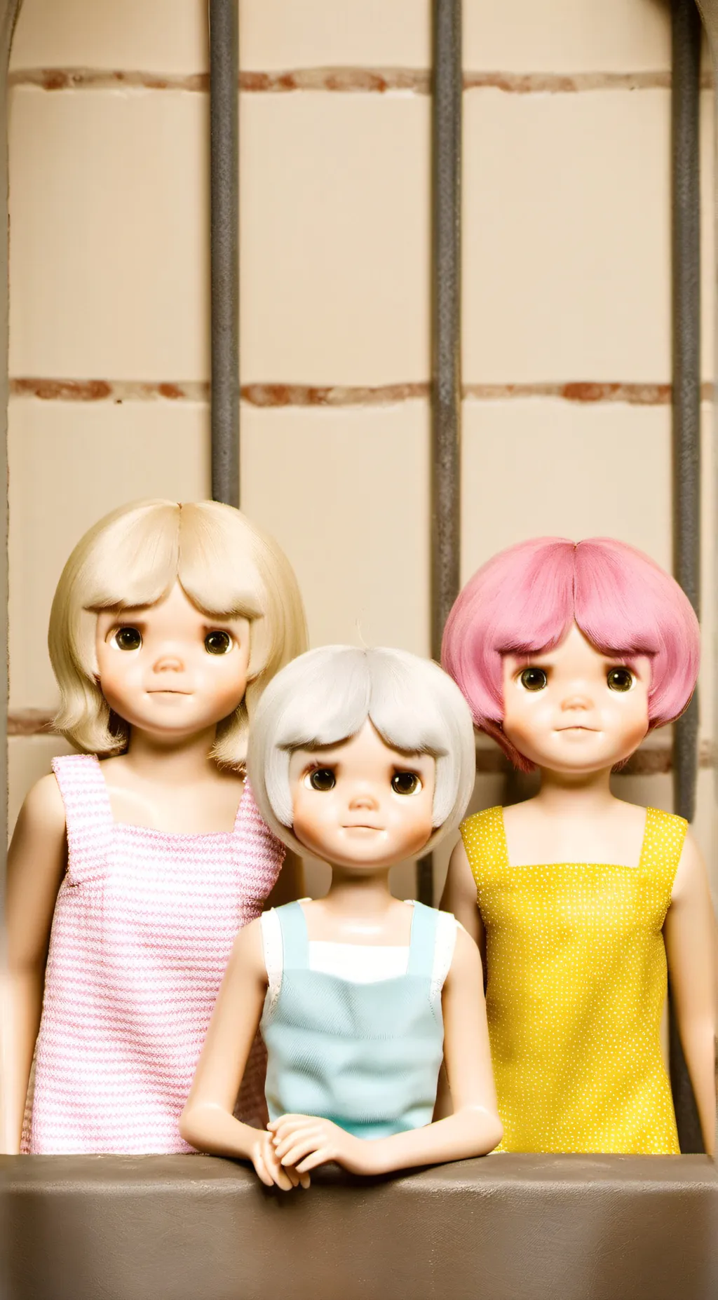 ai character: Neon girls background