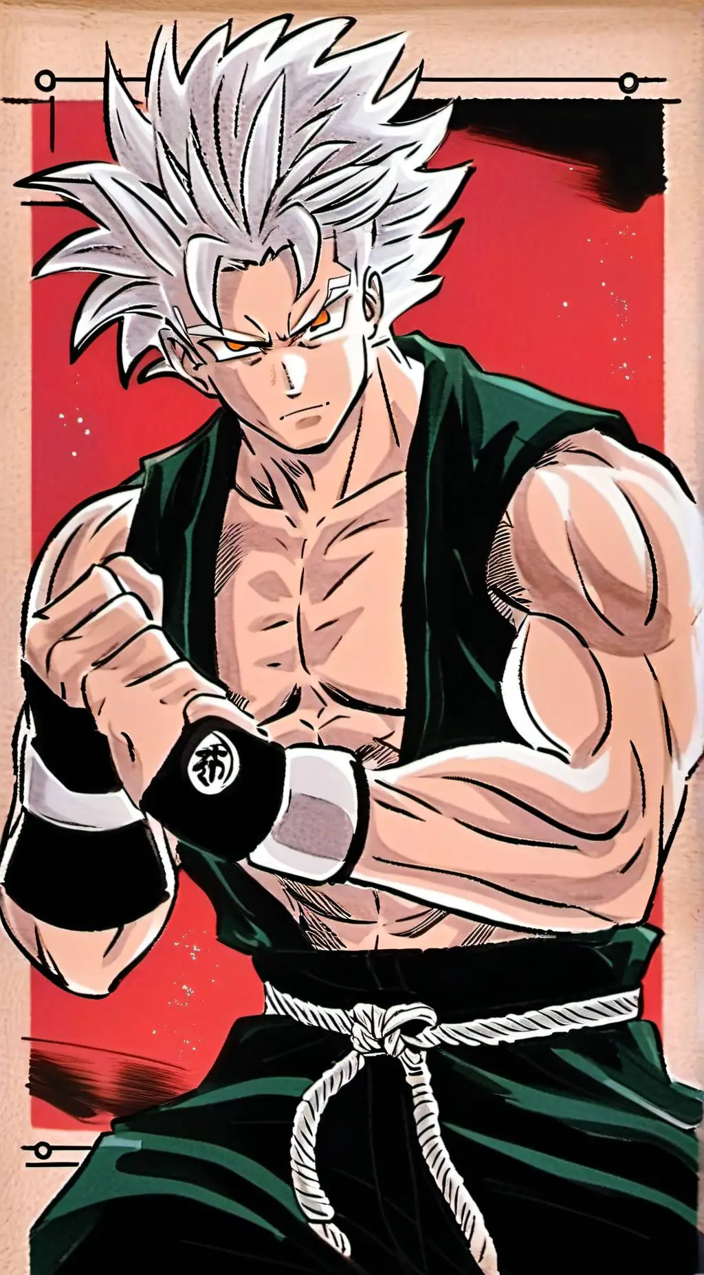 ai character: goku background