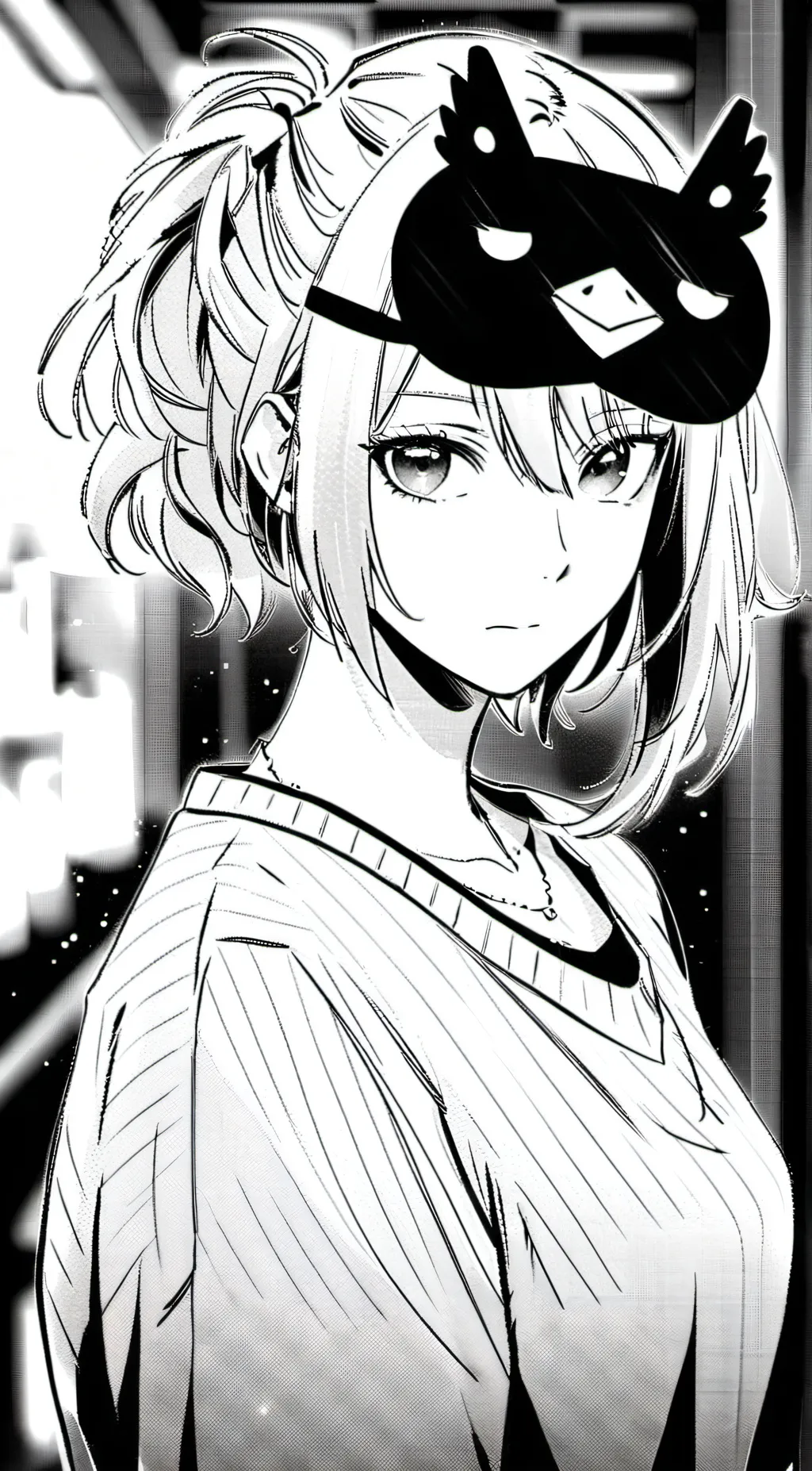 ai character: Susie from fnaf background