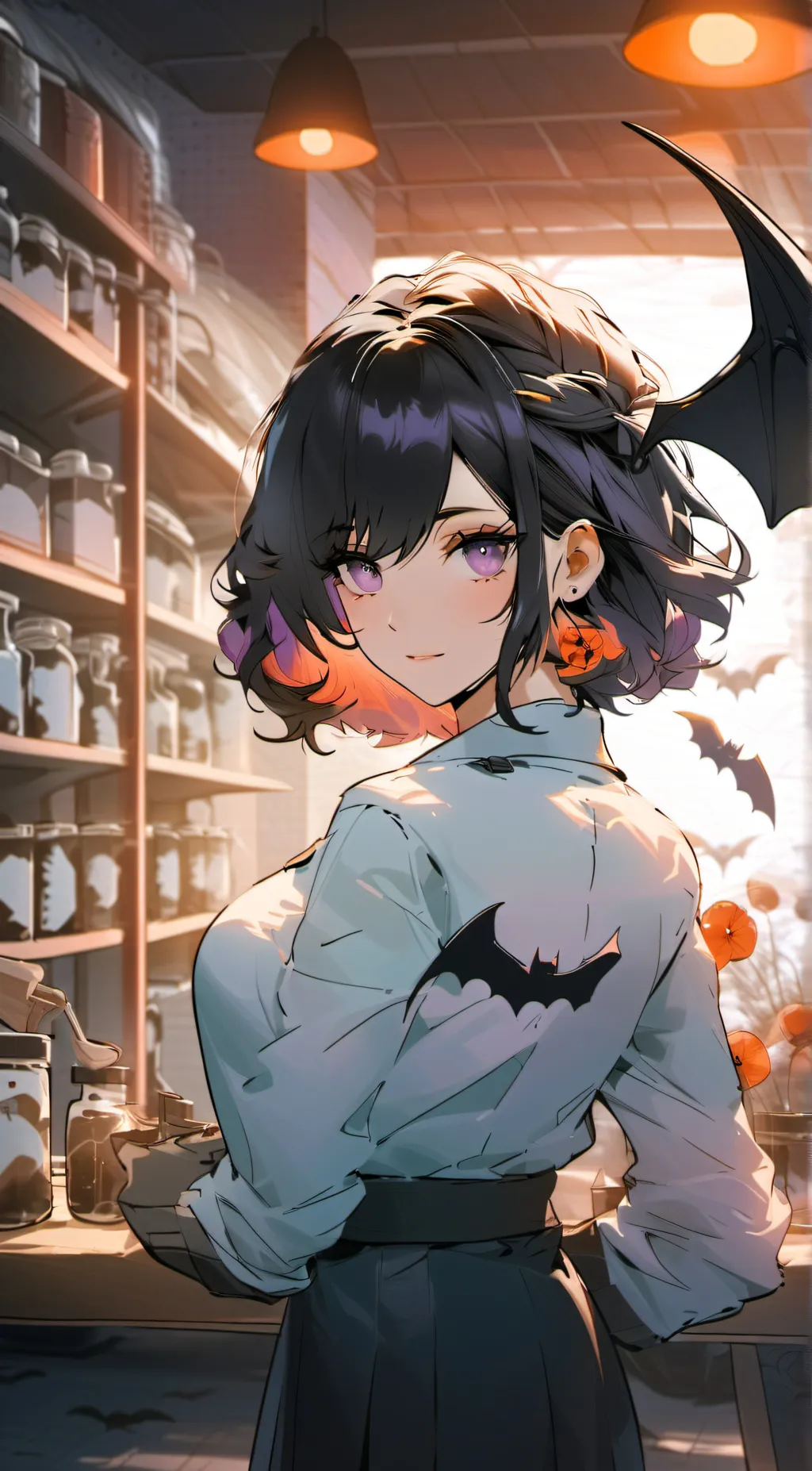 ai character: 🎧🎶Beats bat🎶🎧 background