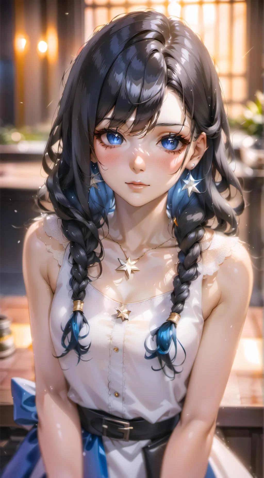 ai character: 芷柔 background