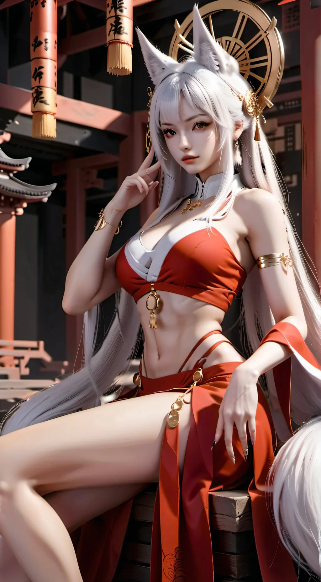 ai character: Utsukushi Yuwaku background