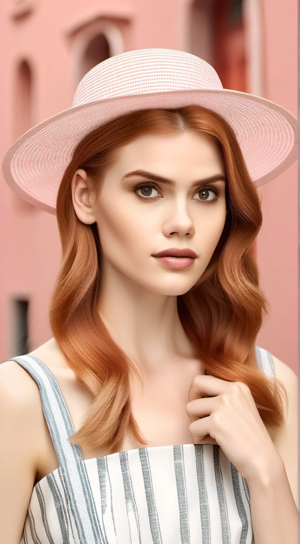 ai character: Holland Roden  background