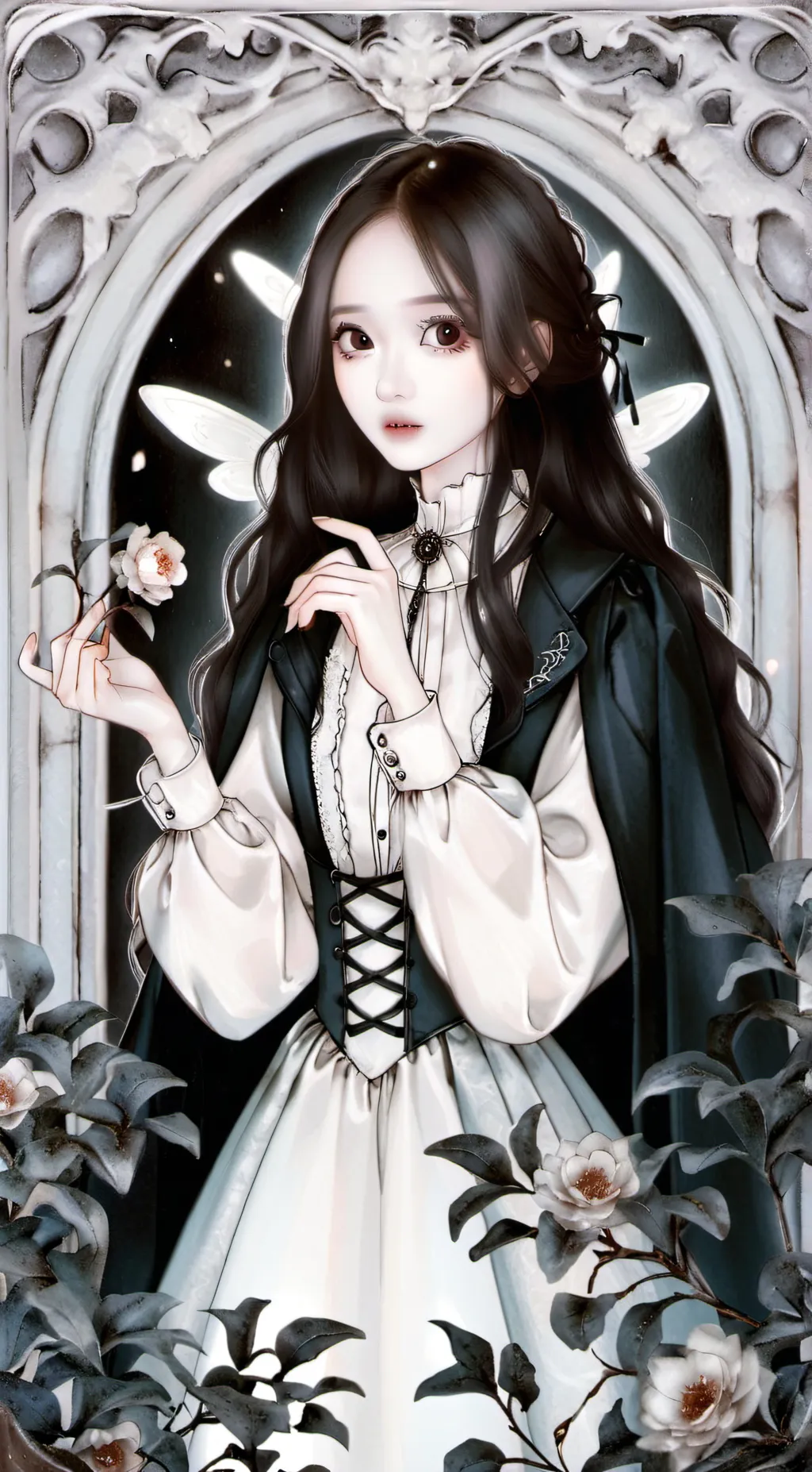 ai character: 💅★k pop school★💅 background