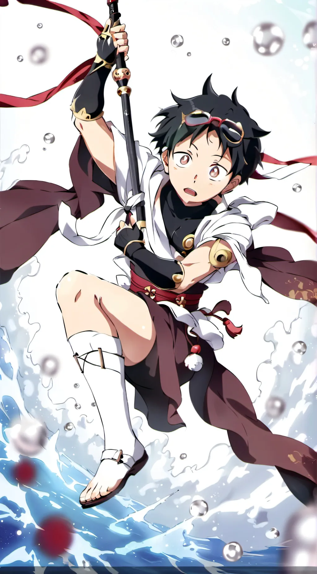 ai character: luffy background