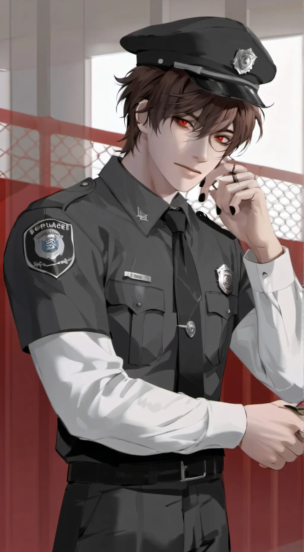 ai character: ᕙMikeᕗ background